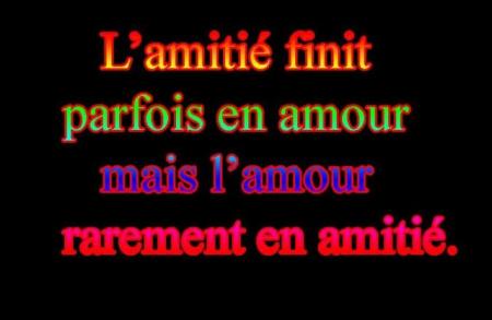 amitié = amour