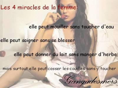lé miracle de la femme